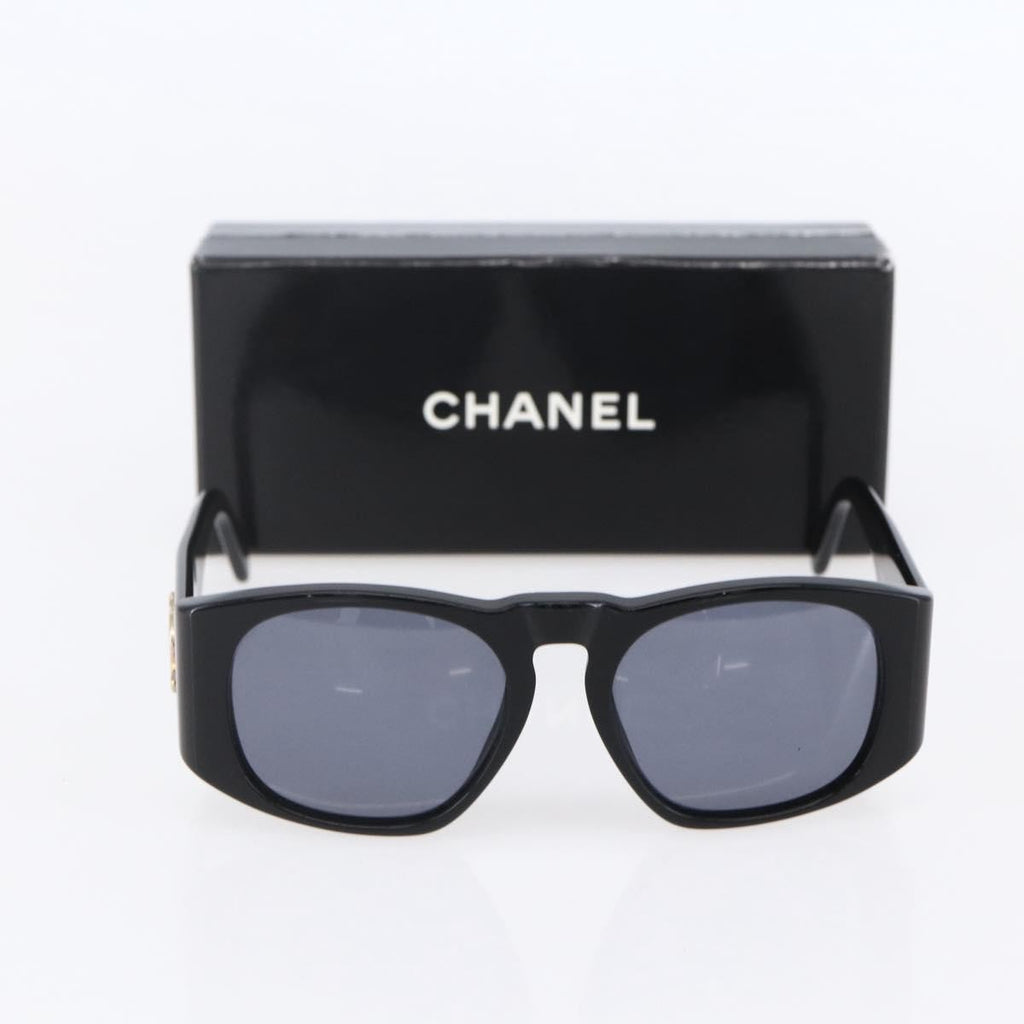Chanel Chanel Logo Sunglasses Eye Wear Plastic Black Plastic Sunglasse Accessory