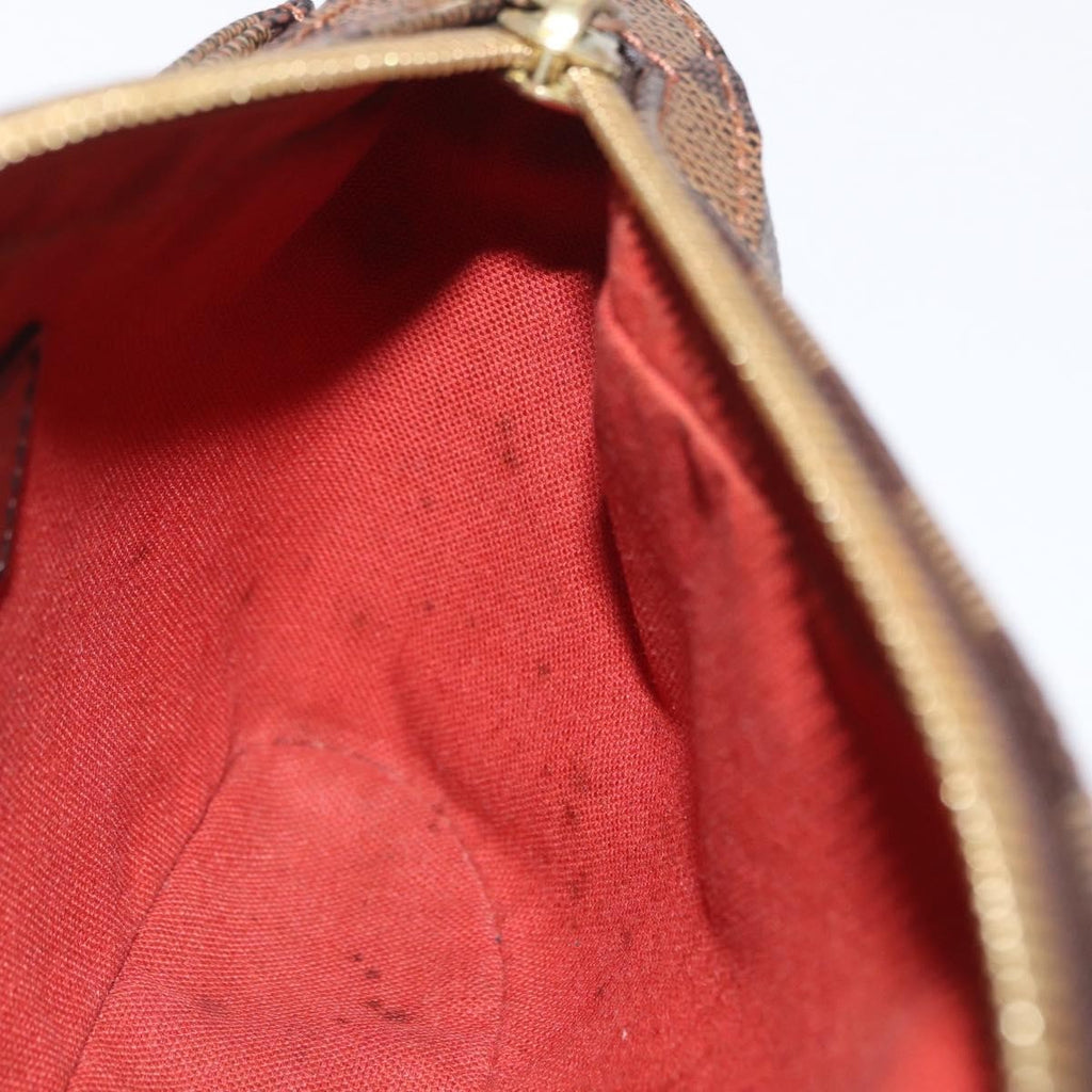Louis Vuitton Geronimos Waist Bag Damier Brown Canvas Clutche & Pouche Bag