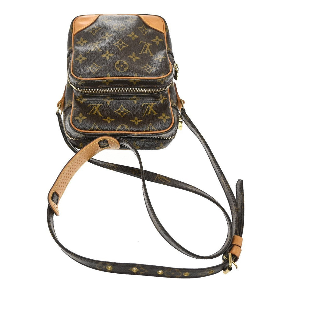 Louis Vuitton Amazone Bag Monogram Canvas Brown Canvas Shoulder Bag