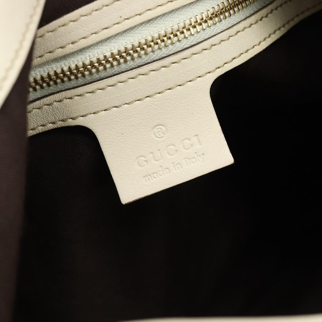 Gucci Vintage Convertible Bamboo Top Handle Bag Leather Multicolour Leather Handbag (Pre-Owned)