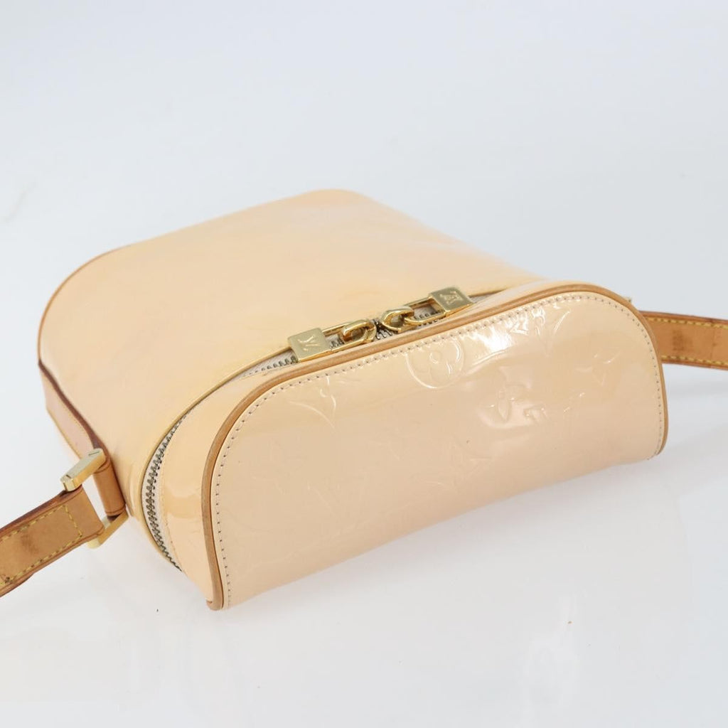 Louis Vuitton Sullivan Handbag Monogram Vernis Pink Patent_Leather Shoulder Bag