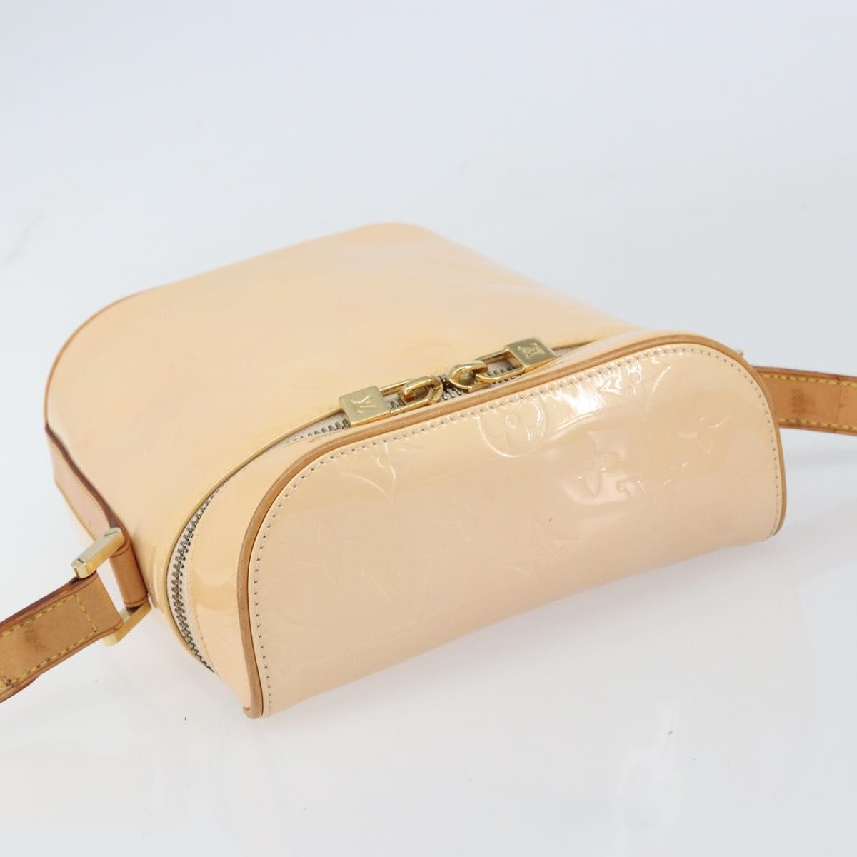 Louis Vuitton Sullivan Handbag Monogram Vernis Pink Patent_Leather Shoulder Bag