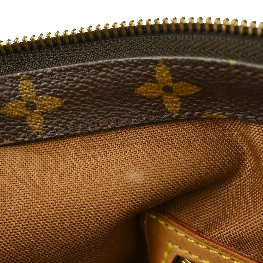 Louis Vuitton Cabas Mezzo Monogram Canvas Brown Canvas Tote Bag
