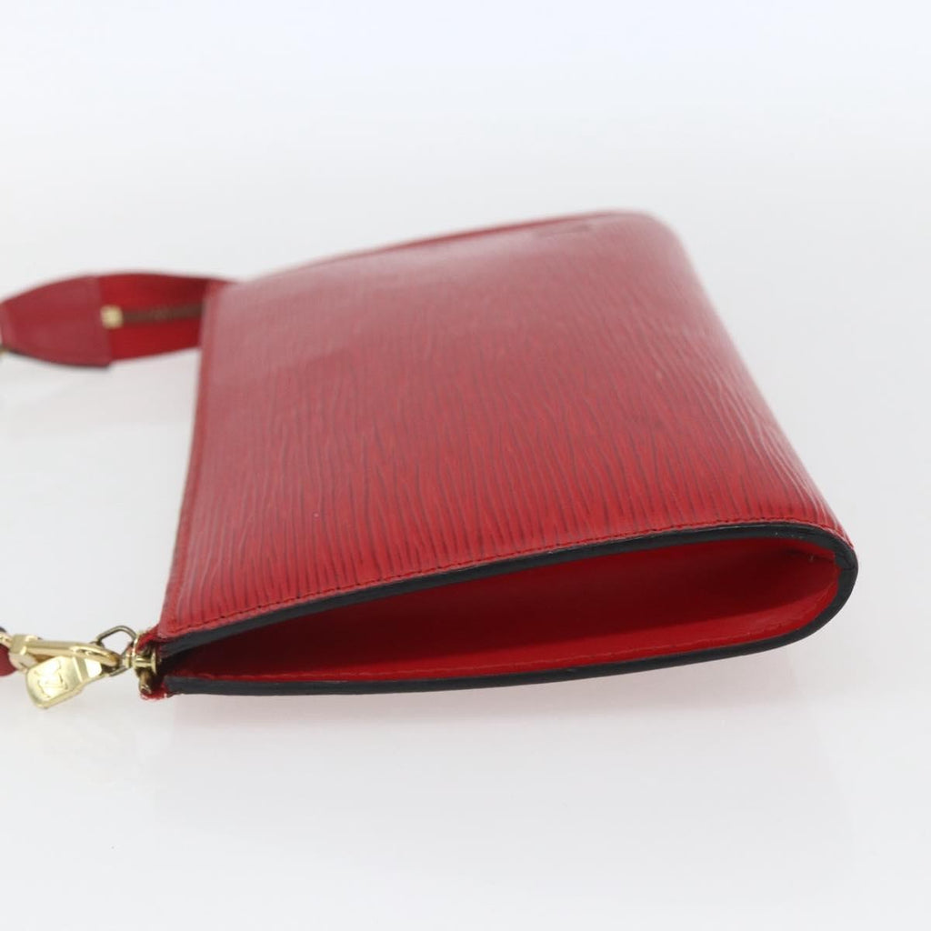 Louis Vuitton Pochette Accessoires Epi Leather Red Leather Clutche & Pouche Bag
