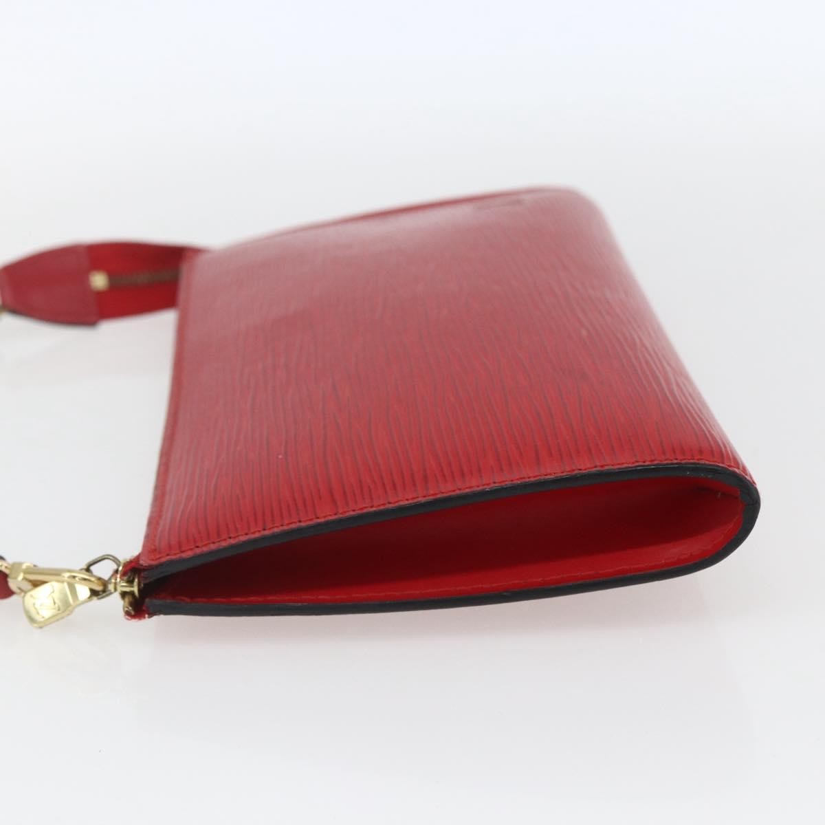 Louis Vuitton Pochette Accessoires Epi Leather Red Leather Clutche & Pouche Bag