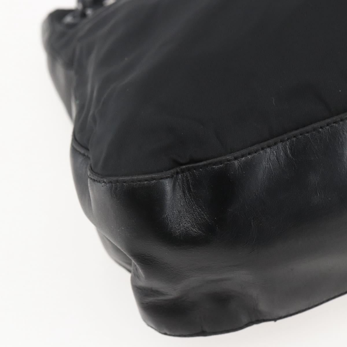 Prada Chain Shoulder Bag Tessuto Black Nylon Shoulder Bag Bag