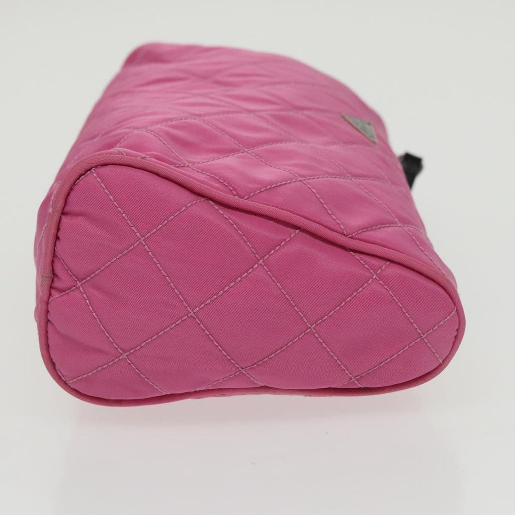 Prada Toiletry Pouch Tessuto Pink Nylon Clutche & Pouche Bag