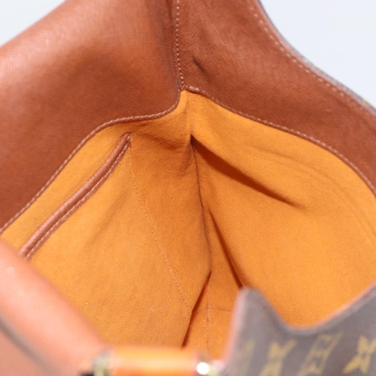 Louis Vuitton Musette Handbag Monogram Canvas Brown Canvas Shoulder Bag