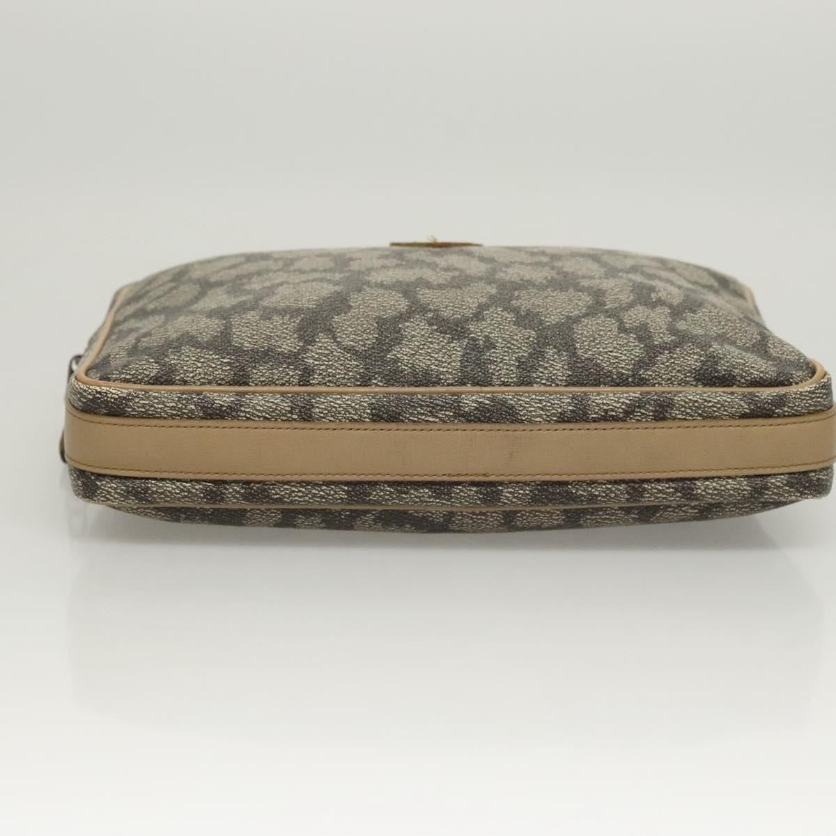 Saint Laurent Vintage Clutch Pvc Gray Pvc Clutche & Pouche Bag (Pre-Owned)
