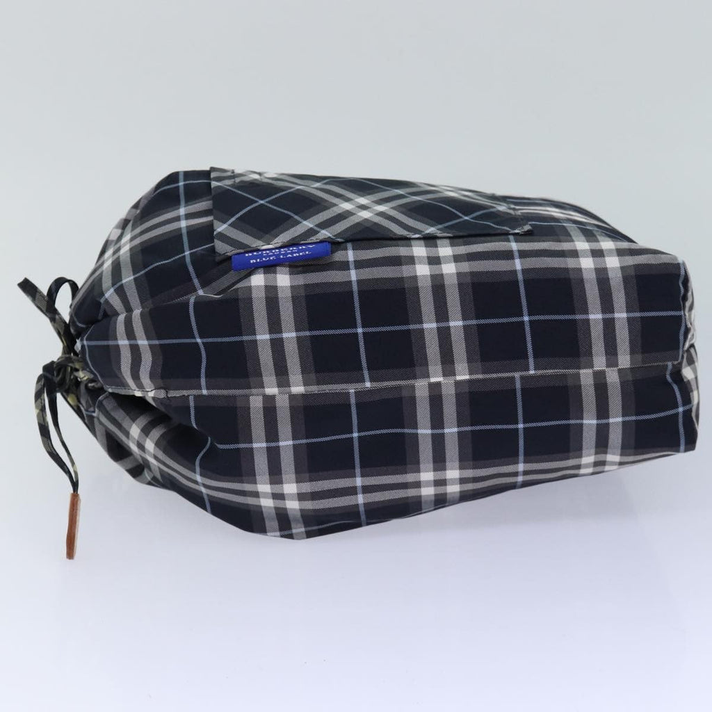 Burberry Nova Check Blue Label Nylon Black Nylon Clutche & Pouche Bag