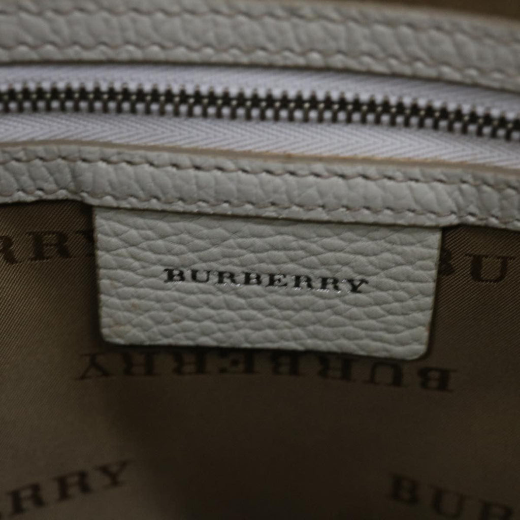 Burberry Nova Check Shoulder Bag Canvas Beige Canvas Shoulder Bag
