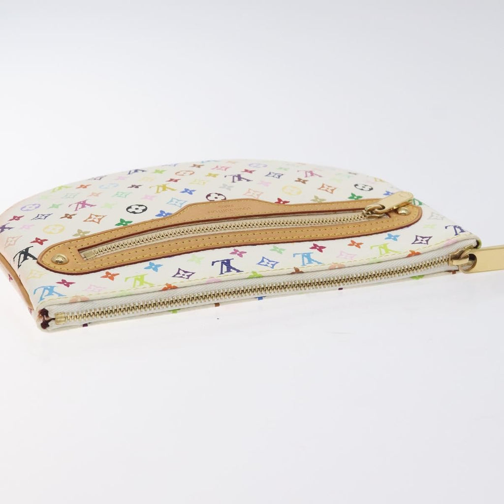 Louis Vuitton Pochette Gm Monogram Multicolor White Canvas Clutche & Pouche Bag