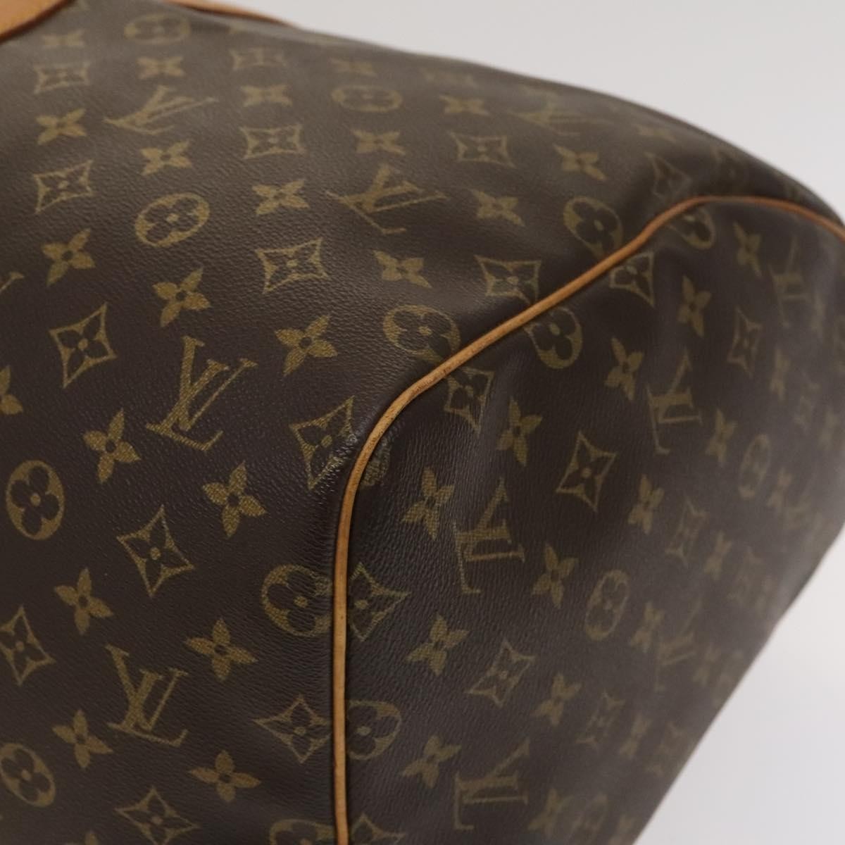 Louis Vuitton Keepall Bag Monogram Canvas Brown Canvas Travel Bag