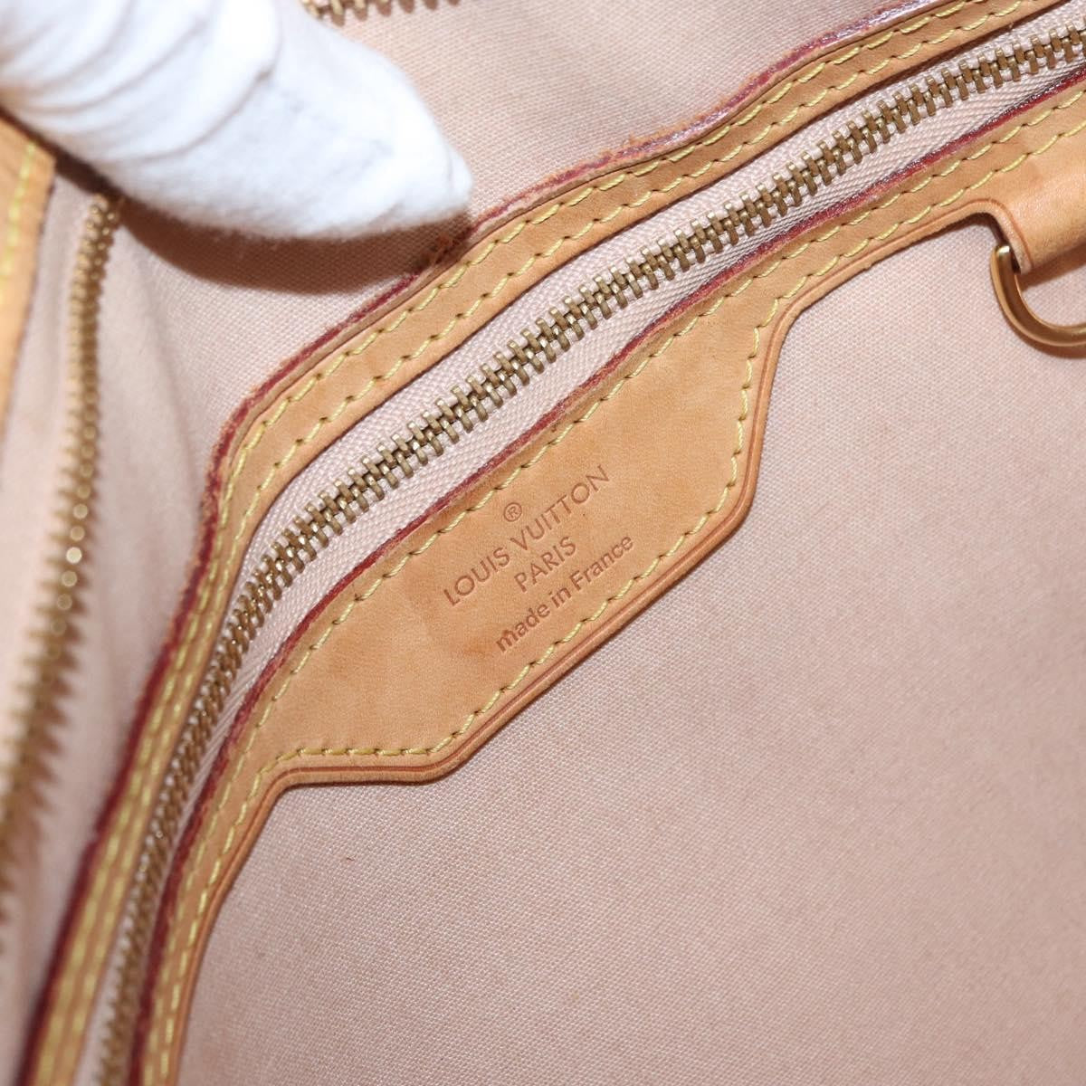 Louis Vuitton Blair Monogram Vernis Beige Patent_Leather Handbag