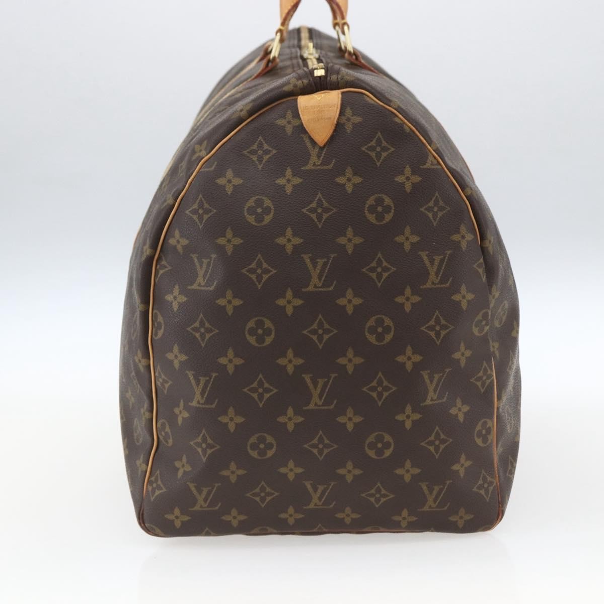 Louis Vuitton Keepall Bag Monogram Canvas Brown Canvas Travel Bag