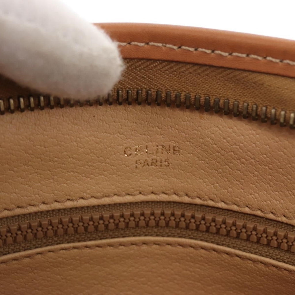 Celine Macadam Pochette Canvas And Leather Beige Canvas Clutche & Pouche Bag