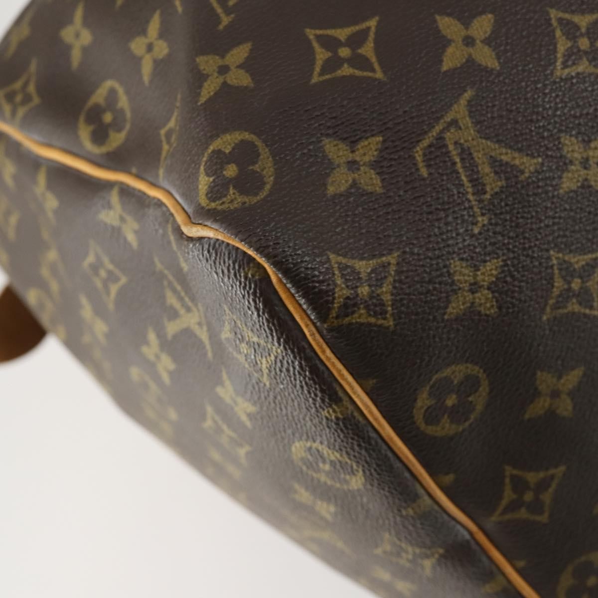 Louis Vuitton Keepall Bag Monogram Canvas Brown Canvas Travel Bag