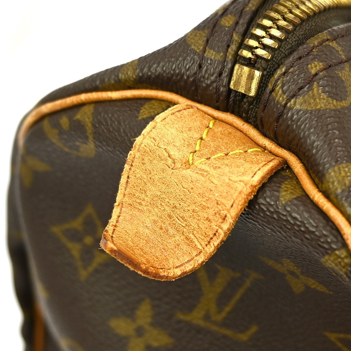 Louis Vuitton Keepall Bag Monogram Canvas Brown Canvas Travel Bag