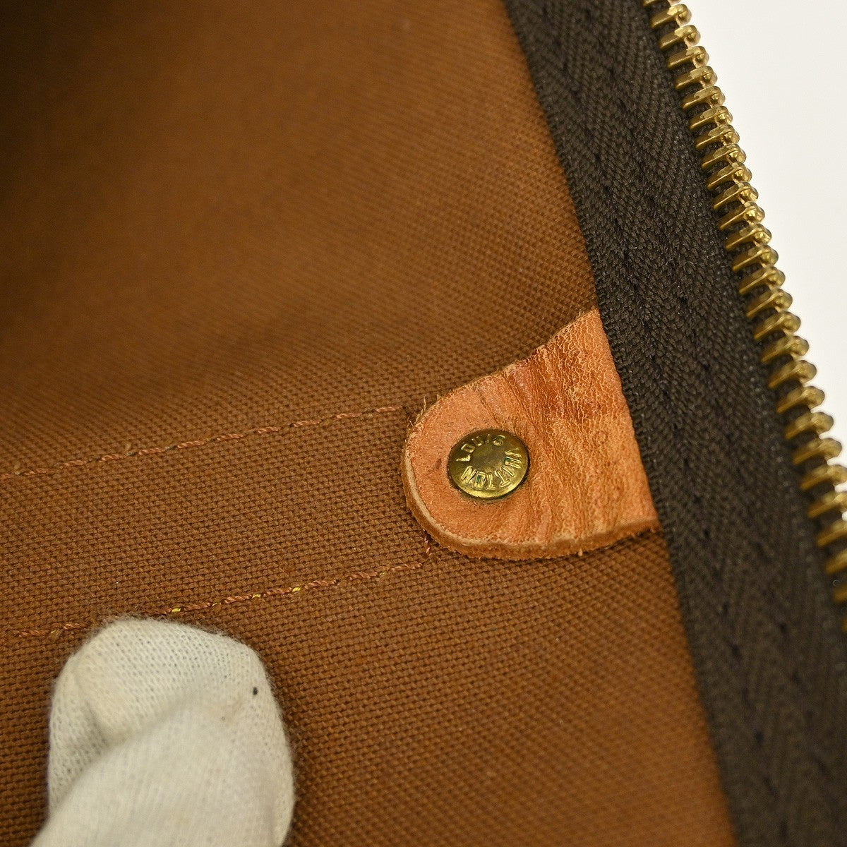 Louis Vuitton Keepall Bag Monogram Canvas Brown Canvas Travel Bag