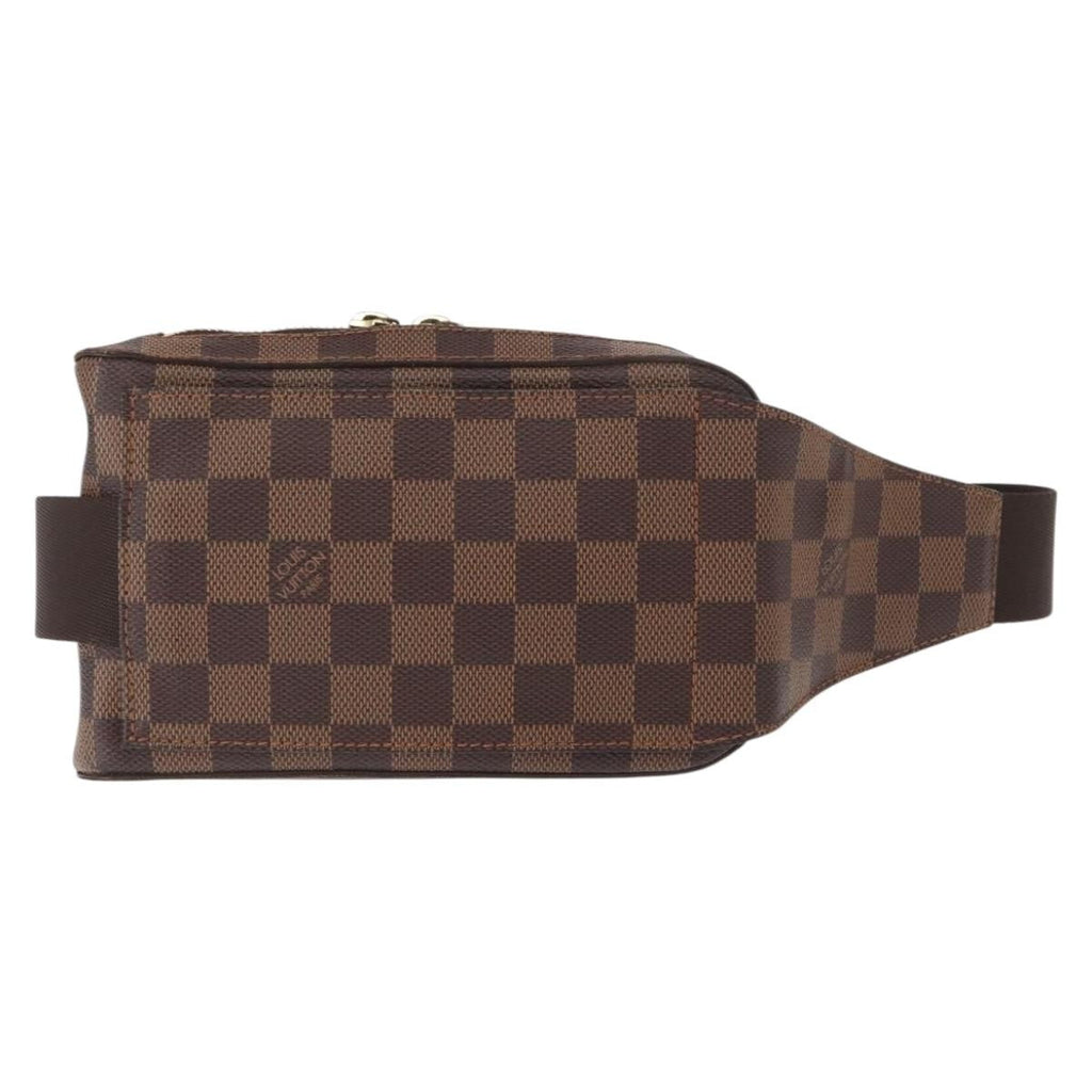 Louis Vuitton Geronimos Waist Bag Damier Brown Canvas Clutche & Pouche Bag
