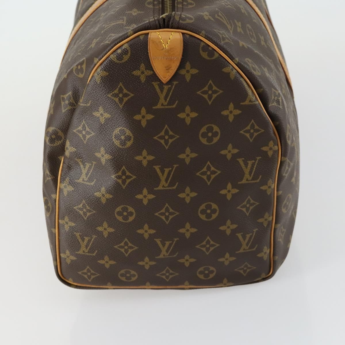 Louis Vuitton Keepall Bag Monogram Canvas Brown Canvas Travel Bag