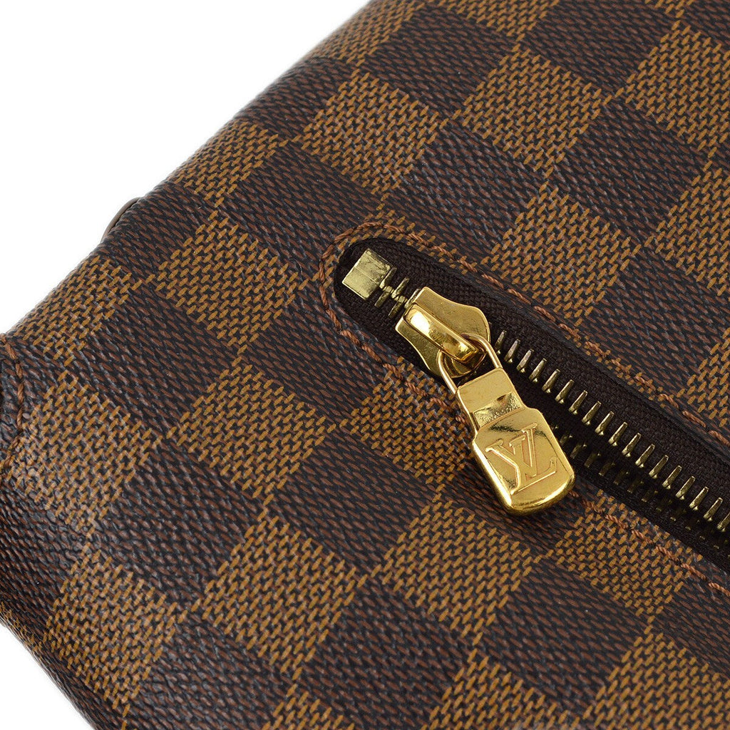 Louis Vuitton Brooklyn Handbag Damier Brown Canvas Shoulder Bag