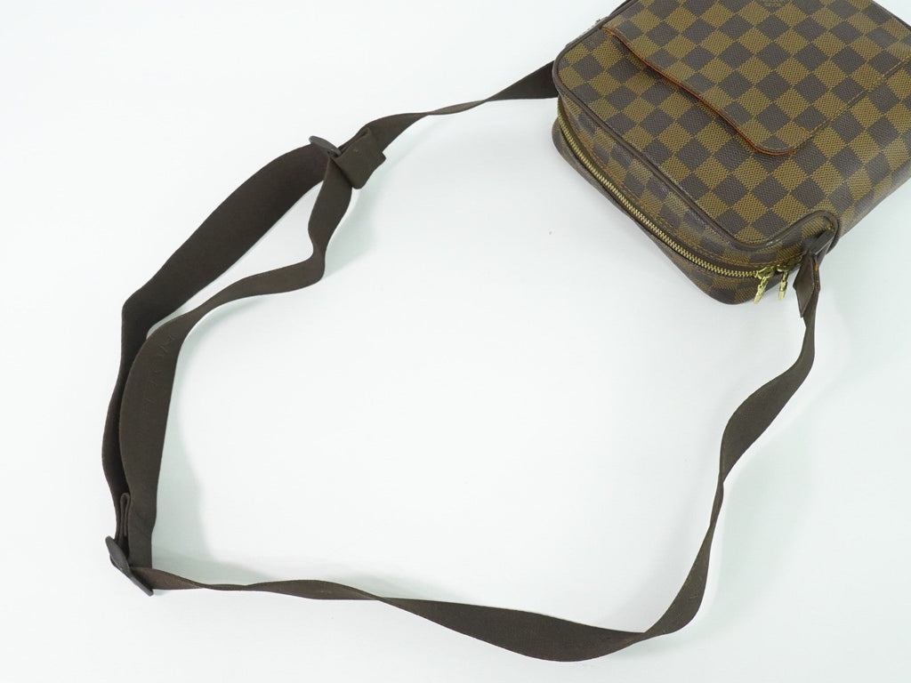 Louis Vuitton Olav Handbag Damier Brown Canvas Shoulder Bag