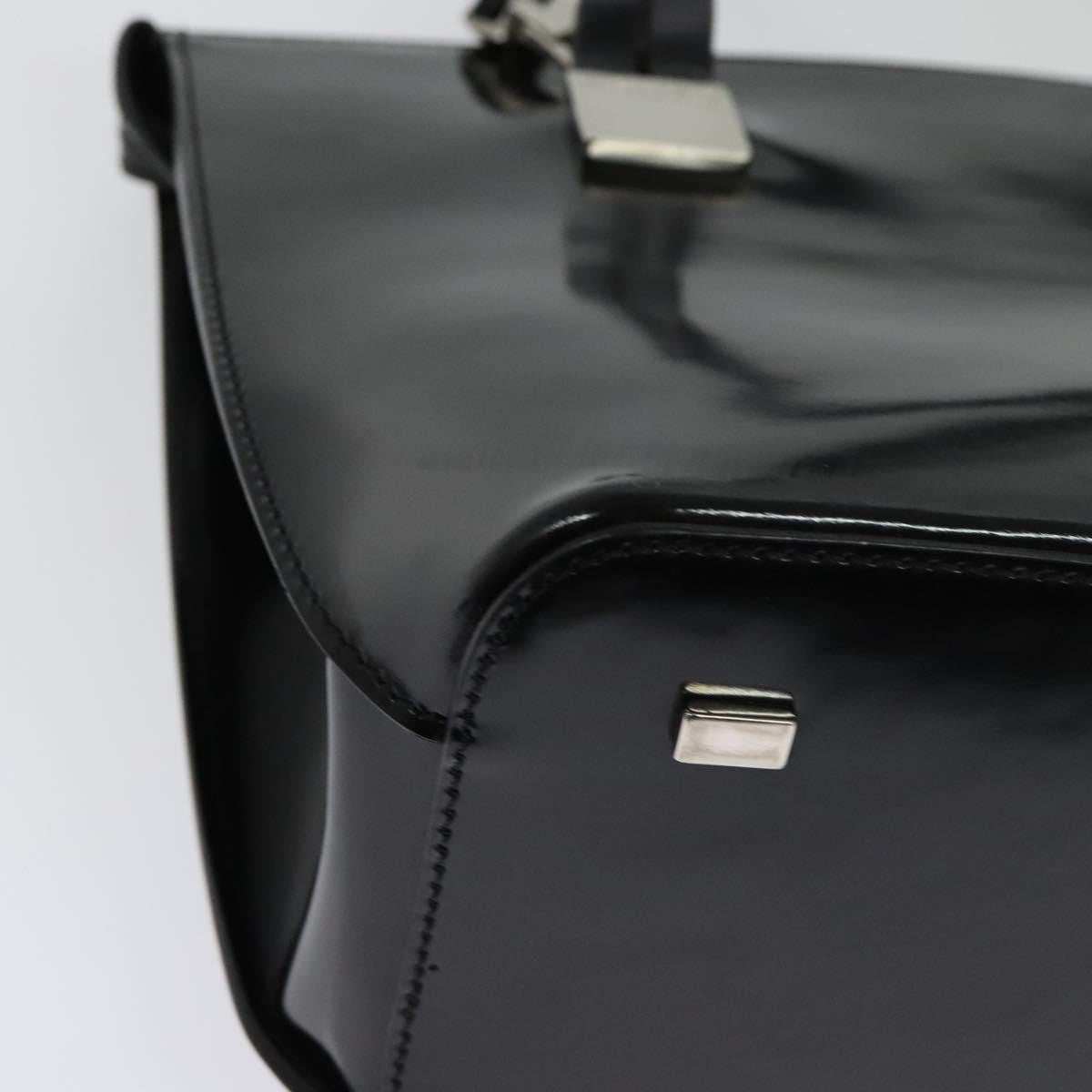 Celine Handbag Patent Leather Black Patent_Leather Handbag