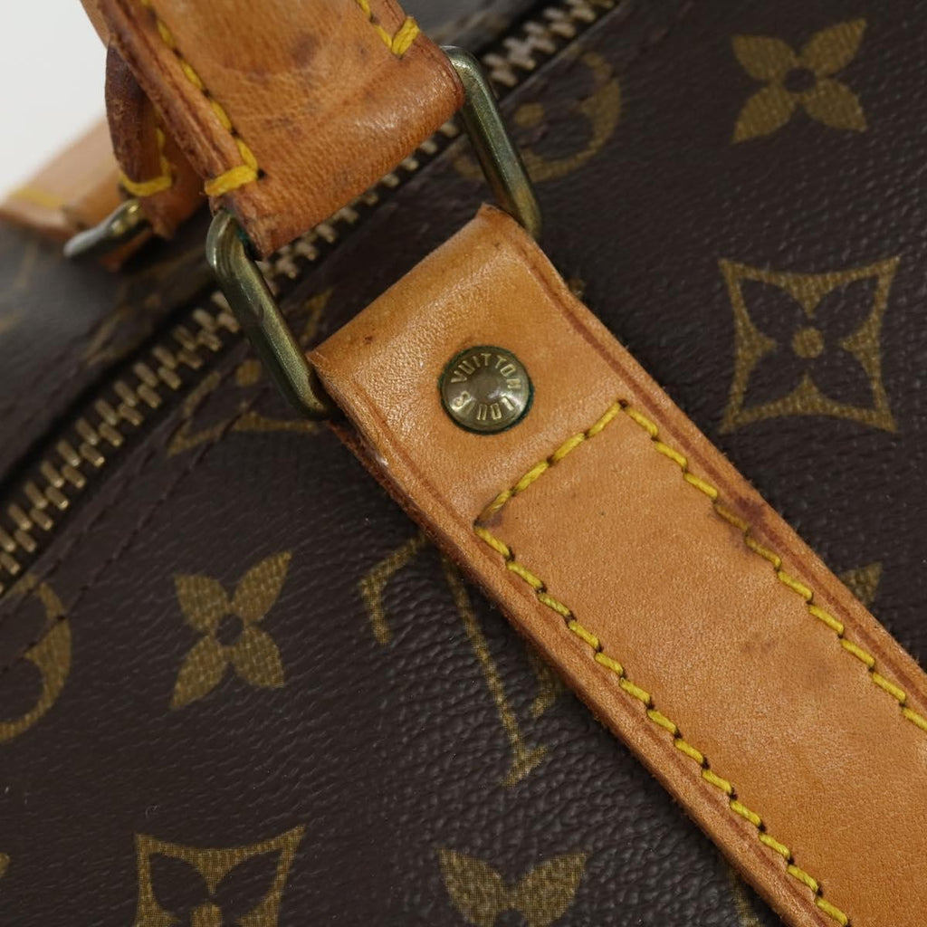 Louis Vuitton Keepall Bag Monogram Canvas Brown Canvas Travel Bag