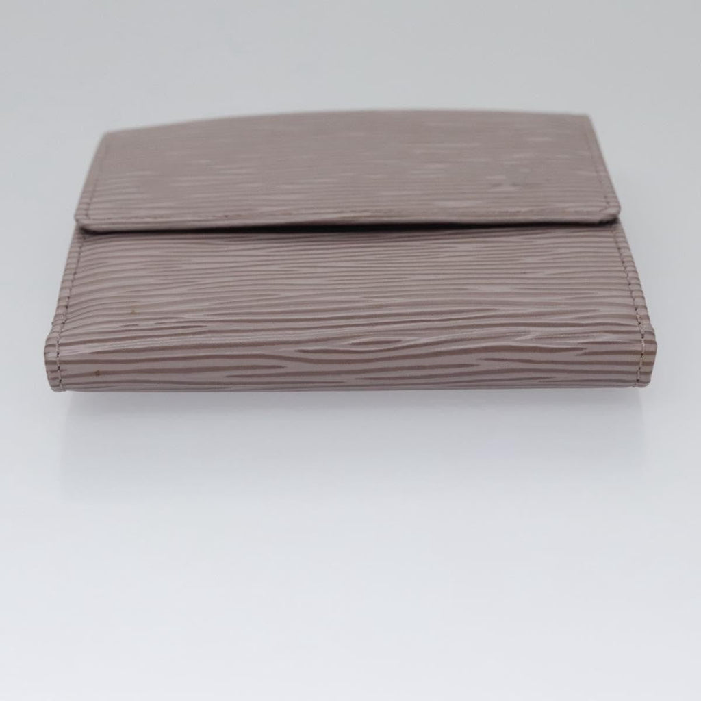 Louis Vuitton Elise Wallet Epi Leather Purple Leather Wallets Accessory