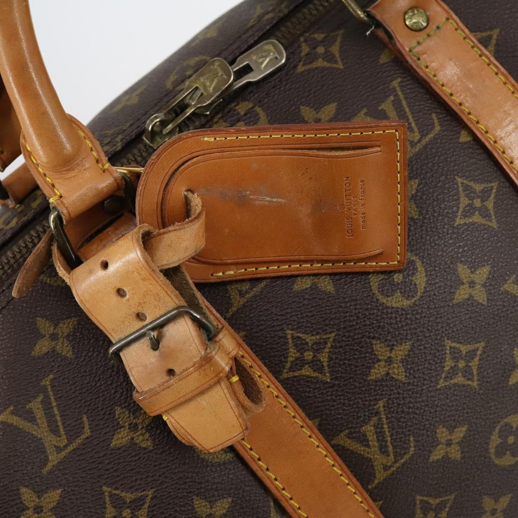 Louis Vuitton Keepall Bag Monogram Canvas Brown Canvas Travel Bag