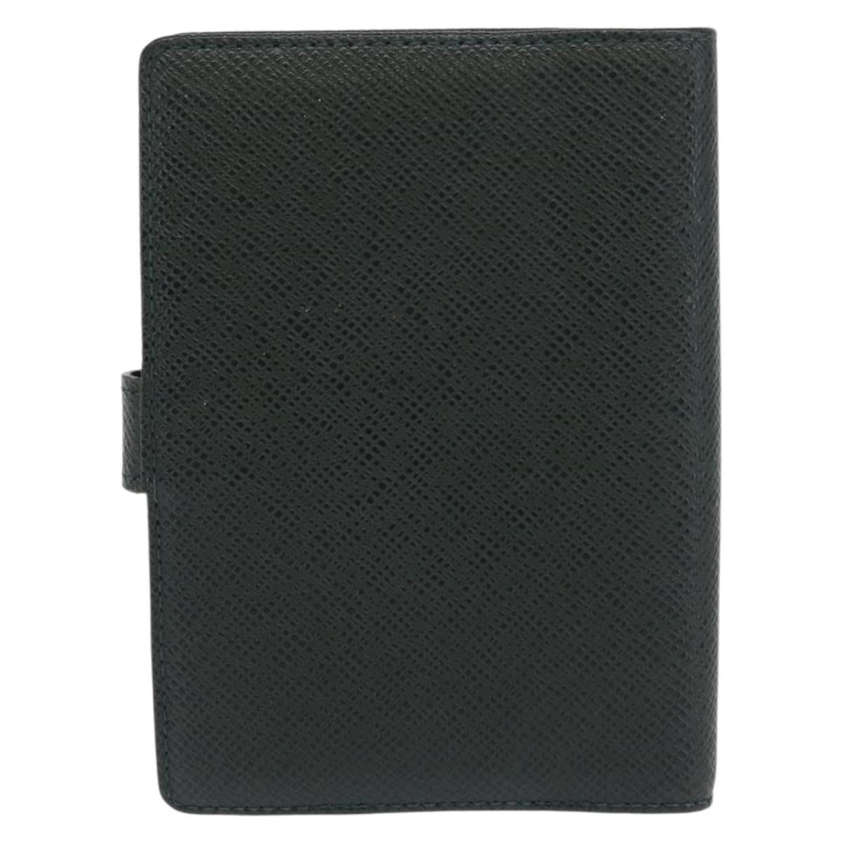 Louis Vuitton Agenda Cover Taiga Leather Green Leather Wallets Accessory
