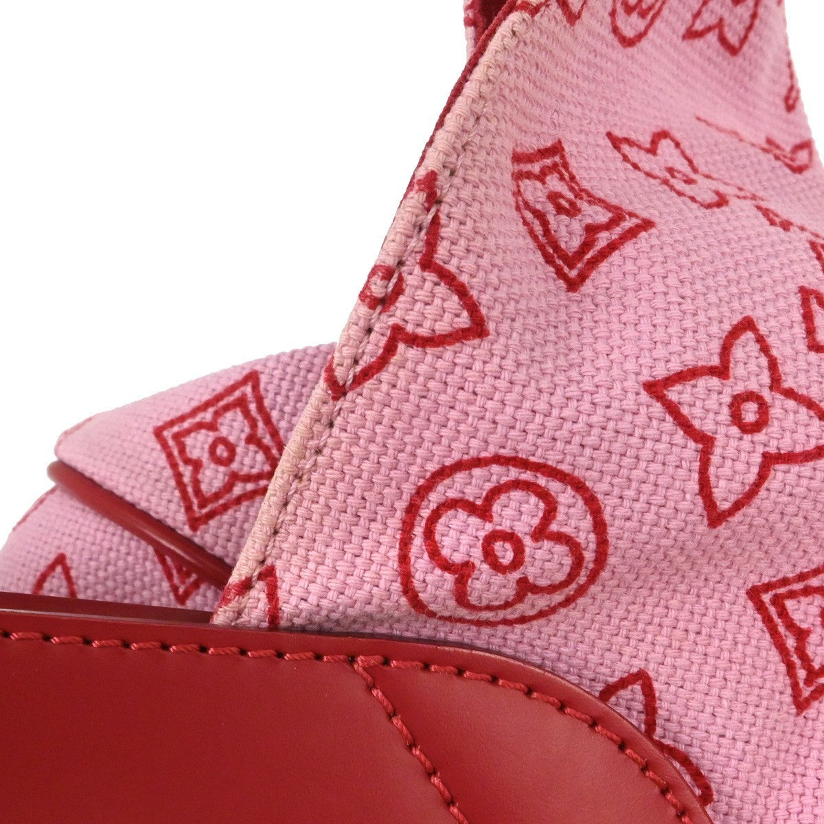 Louis Vuitton Cabas Ipanema Canvas Pink Canvas Tote Bag