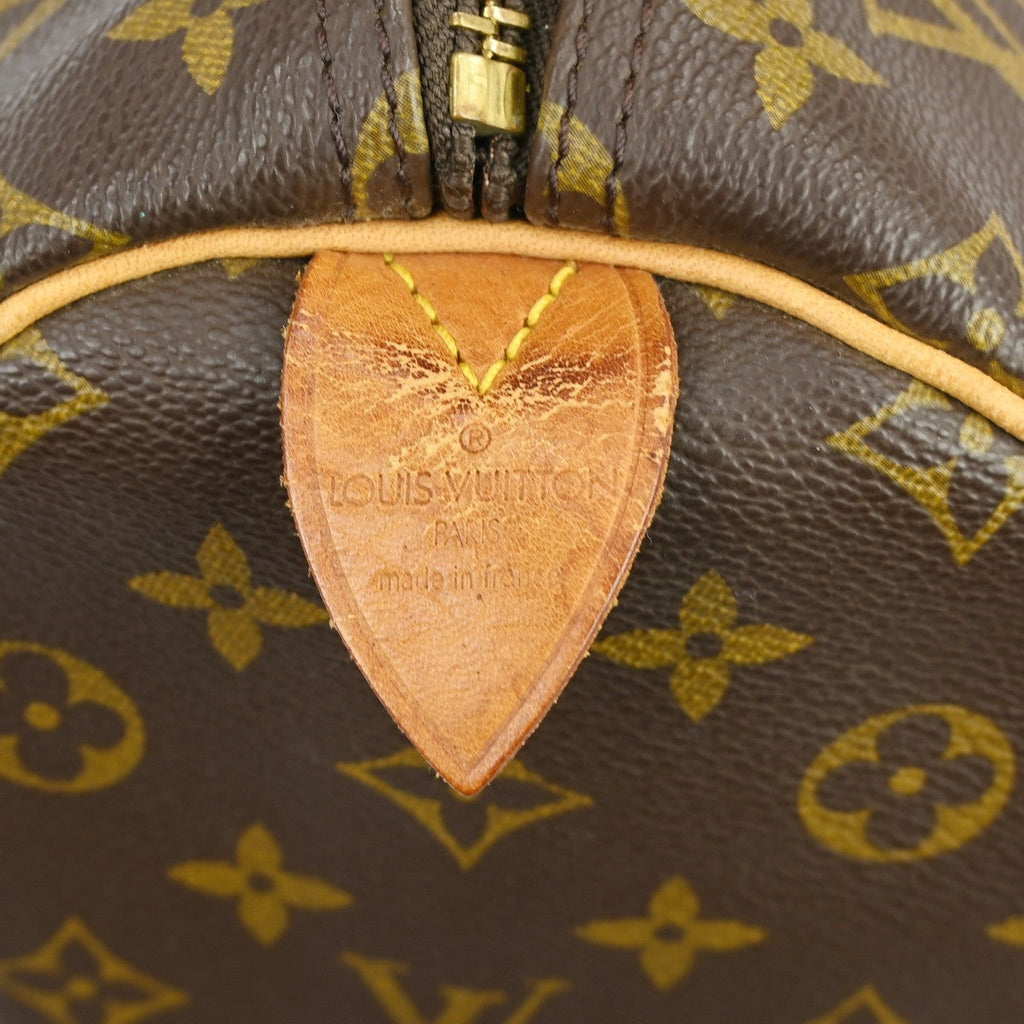 Louis Vuitton Keepall Bag Monogram Canvas Brown Canvas Travel Bag