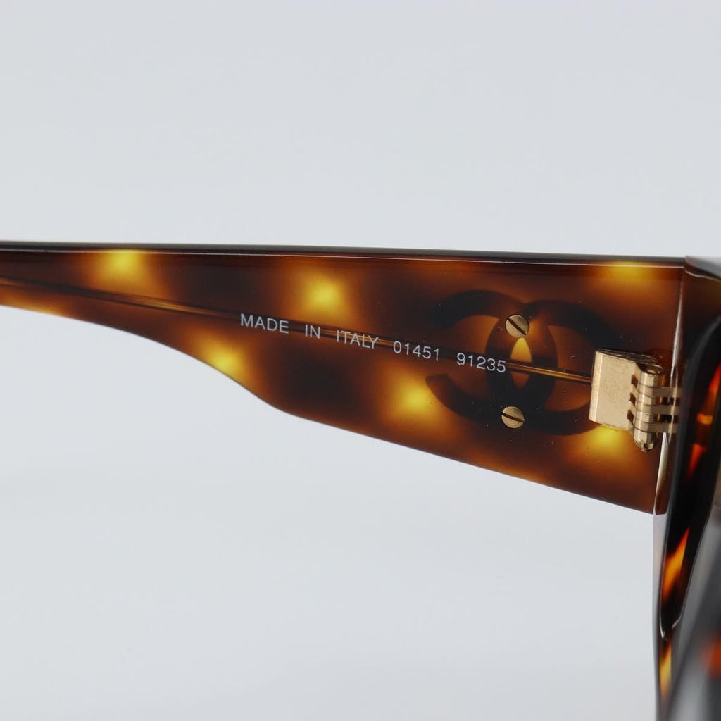 Chanel Chanel Logo Sunglasses Eye Wear Plastic Brown Plastic Sunglasse Accessory