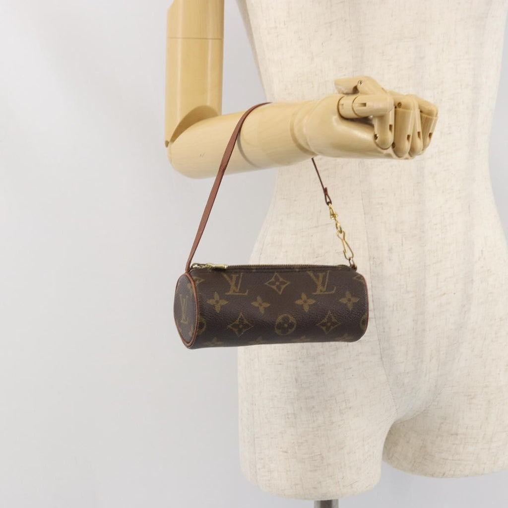Louis Vuitton Papillon Pochette Monogram Canvas Brown Canvas Clutche & Pouche Bag