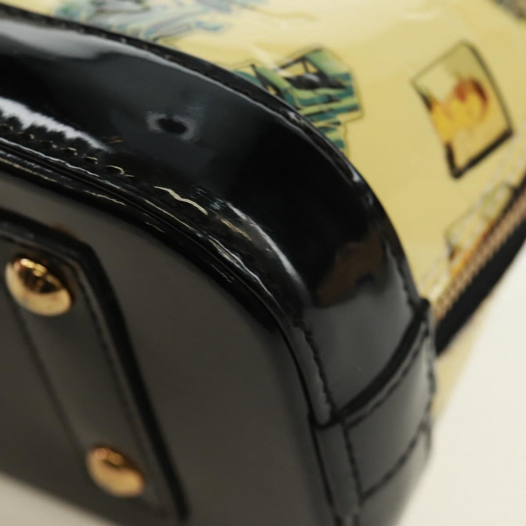 Louis Vuitton Alma Handbag Limited Edition Stickers Monogram Vernis Multicolour Patent_Leather Handbag