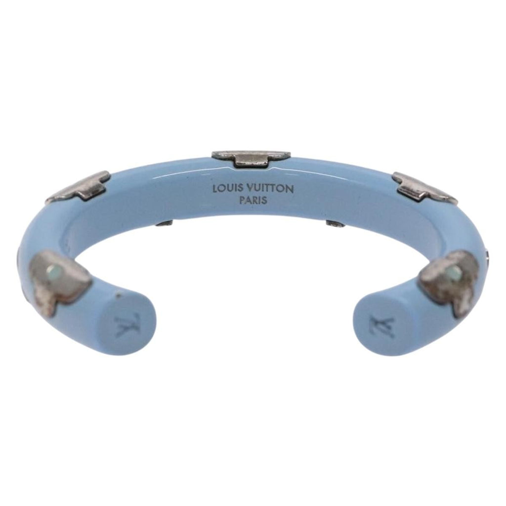 Louis Vuitton Daily Monogram Bracelet Metal Blue Metal Bracelet Jewelry