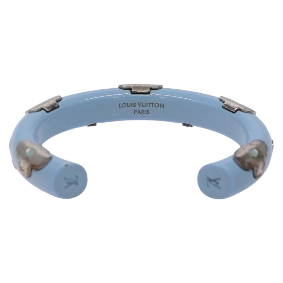 Louis Vuitton Daily Monogram Bracelet Metal Blue Metal Bracelet Jewelry