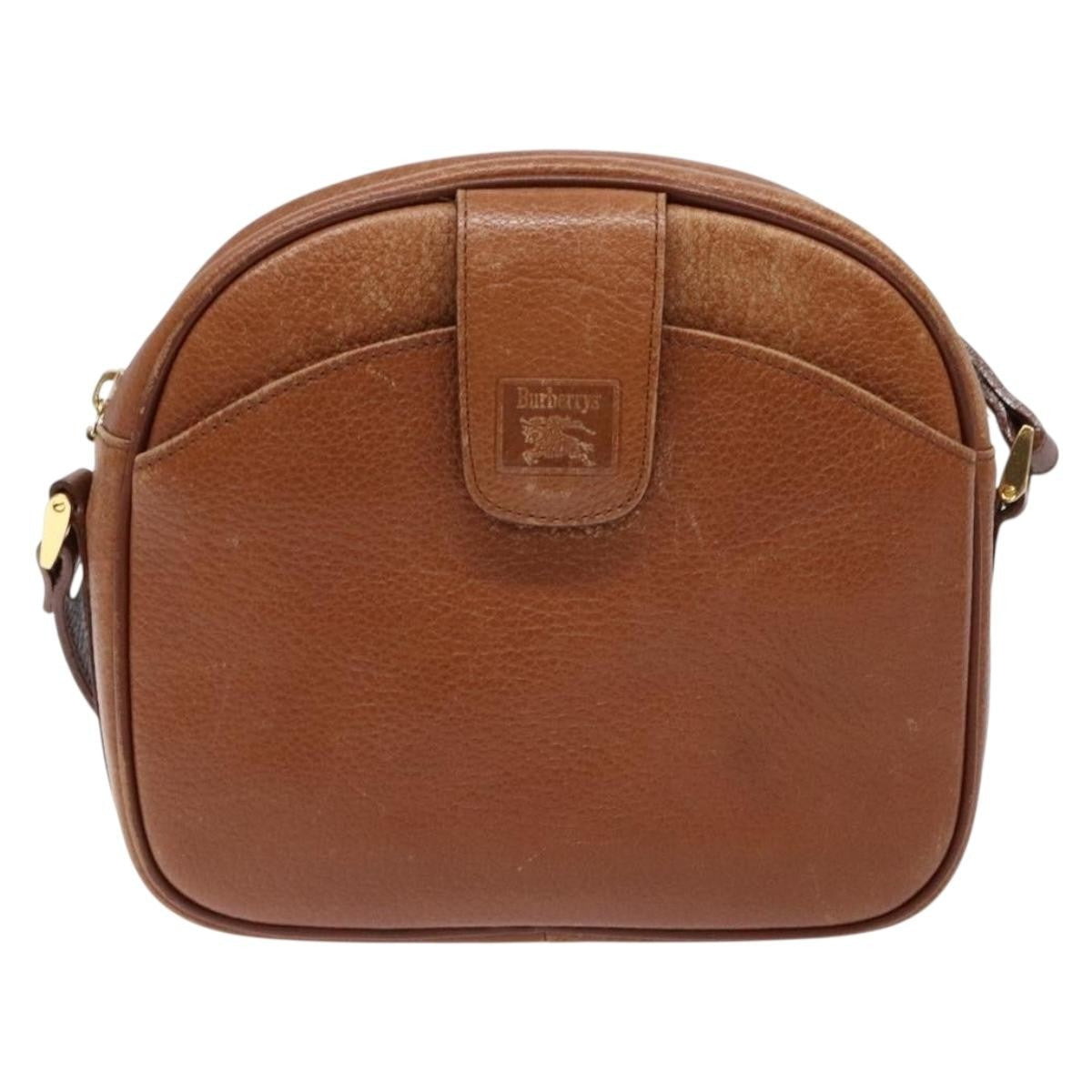 Burberry Shoulder Bag Leather Brown Leather Shoulder Bag