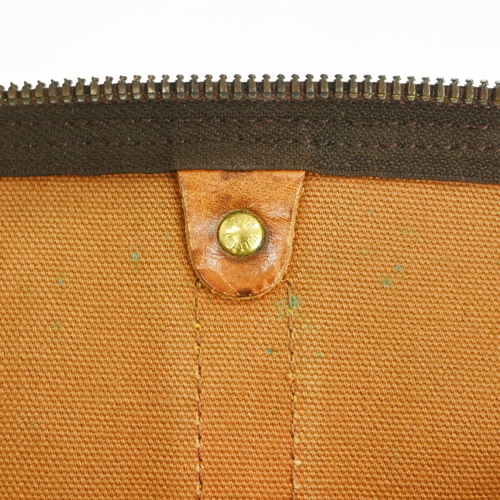 Louis Vuitton Keepall Bag Monogram Canvas Brown Canvas Travel Bag