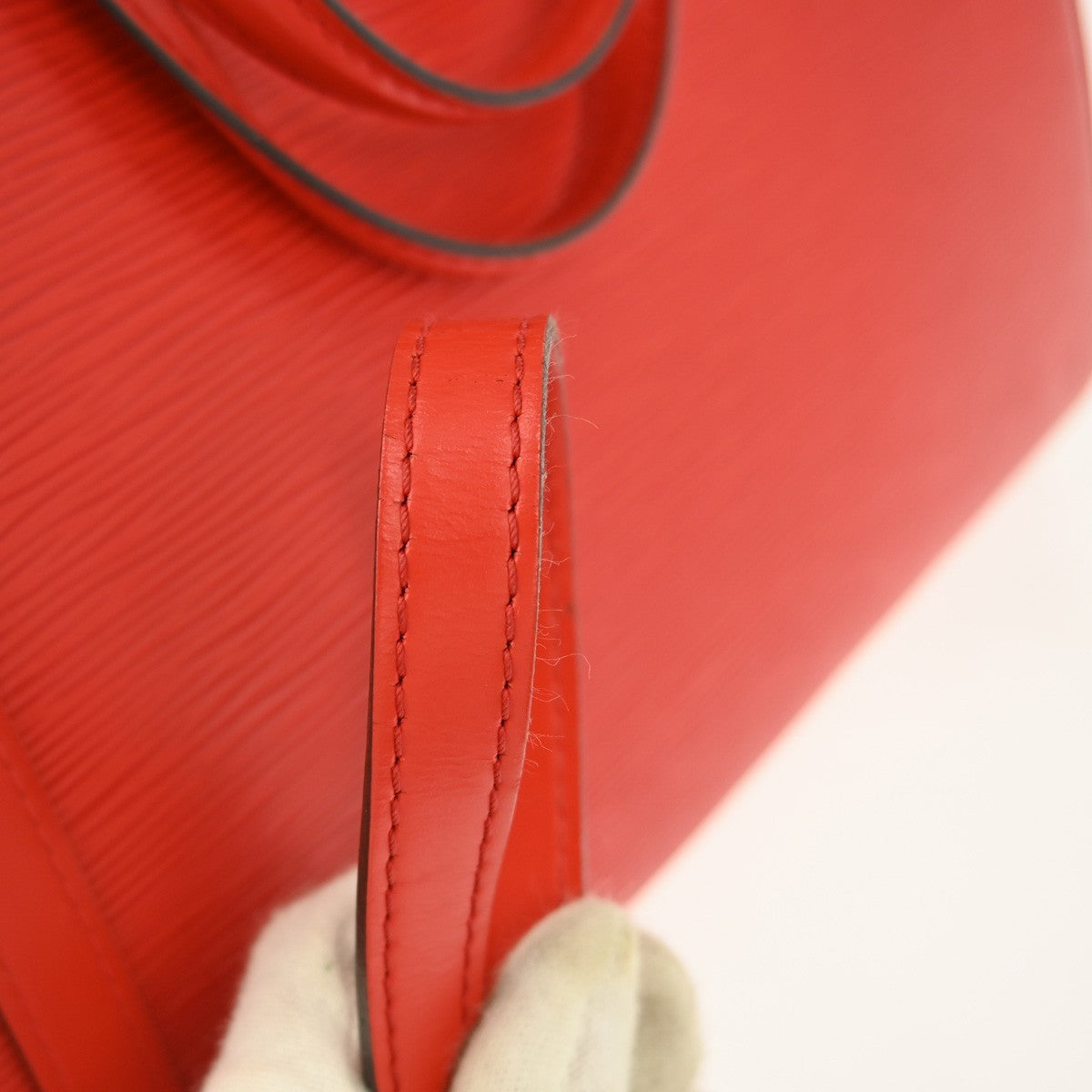 Louis Vuitton Brea Handbag Epi Leather Red Leather Handbag