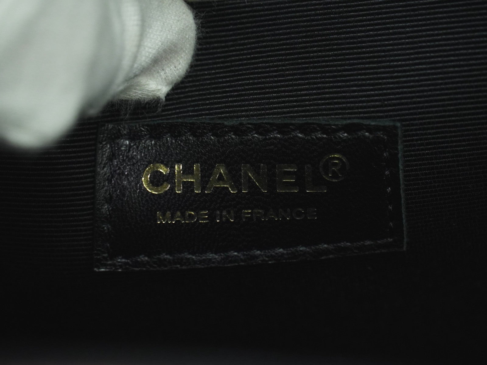 Chanel Vintage Portrait Tote Printed Leather And Quilted Patent Black Patent_Leather Tote Bag Bag