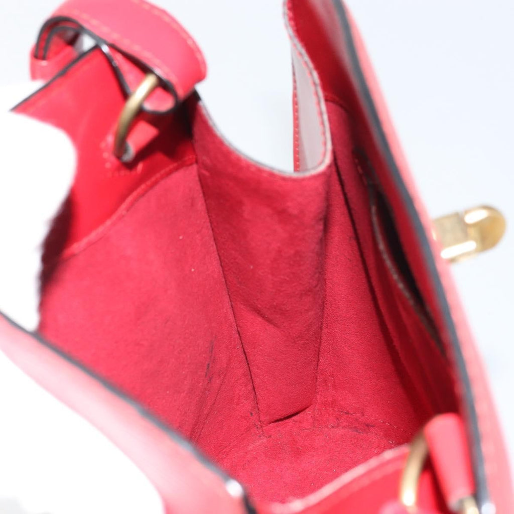 Louis Vuitton Cluny Shoulder Bag Epi Leather Red Leather Shoulder Bag