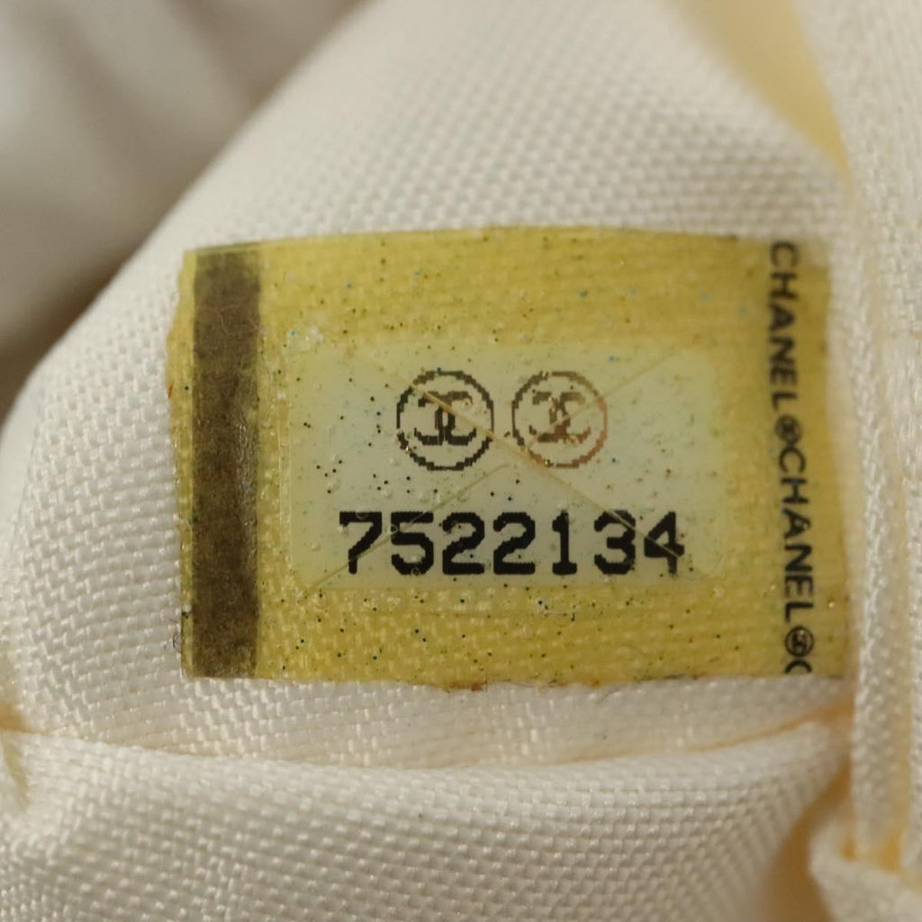 Chanel Cambon Canvas White Canvas Bag