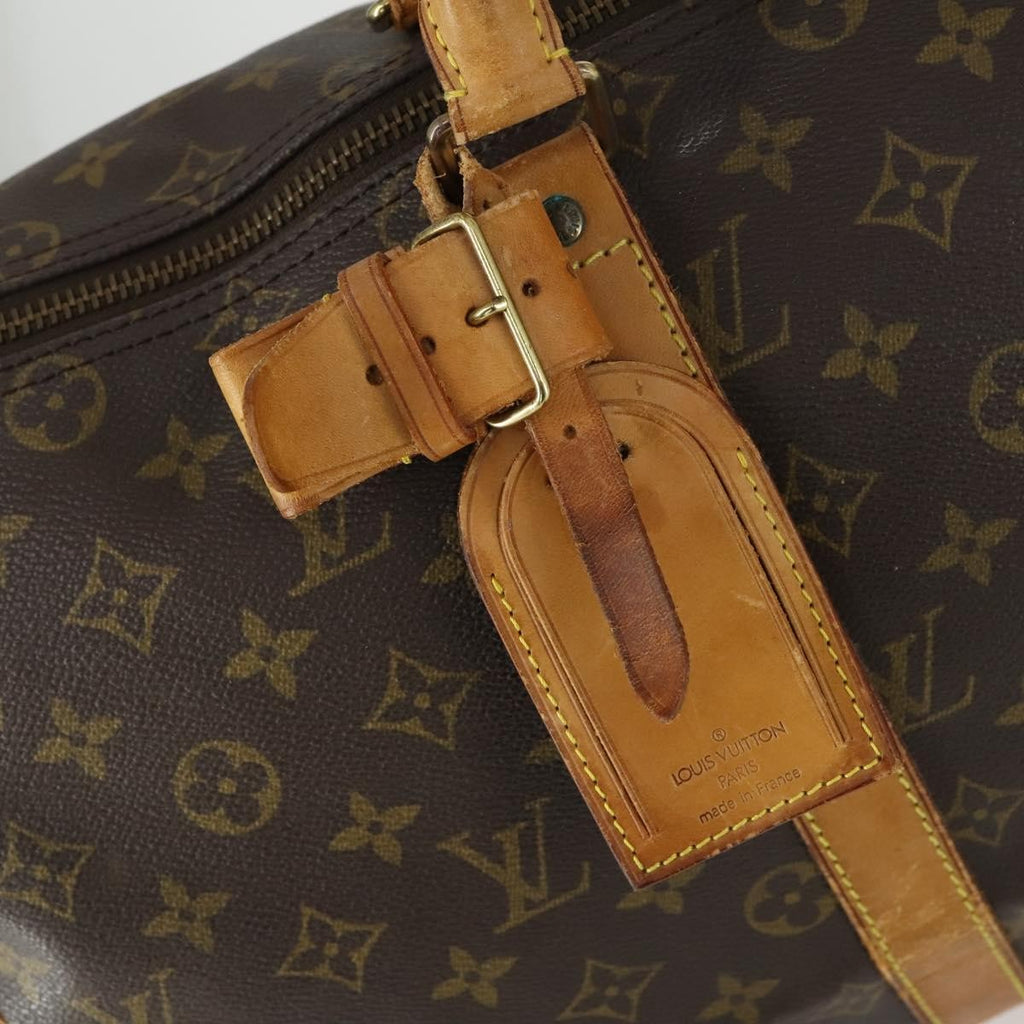 Louis Vuitton Keepall Bag Monogram Canvas Brown Canvas Travel Bag