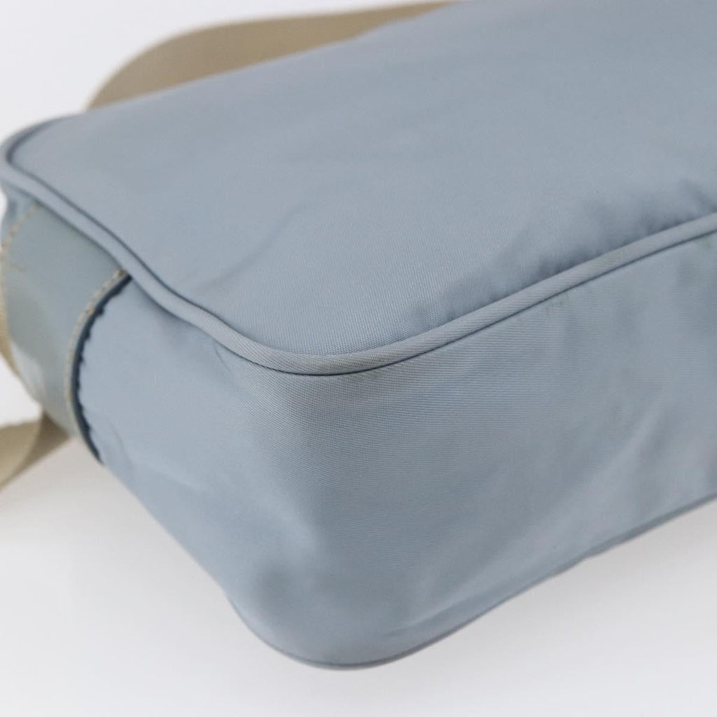 Prada Front Pocket Camera Bag Tessuto Blue Nylon Shoulder Bag Bag