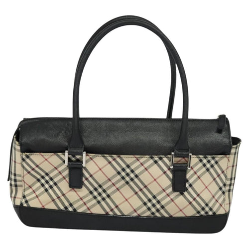 Burberry Nova Check Handbag Nova Check Canvas And Leather Beige Canvas Handbag