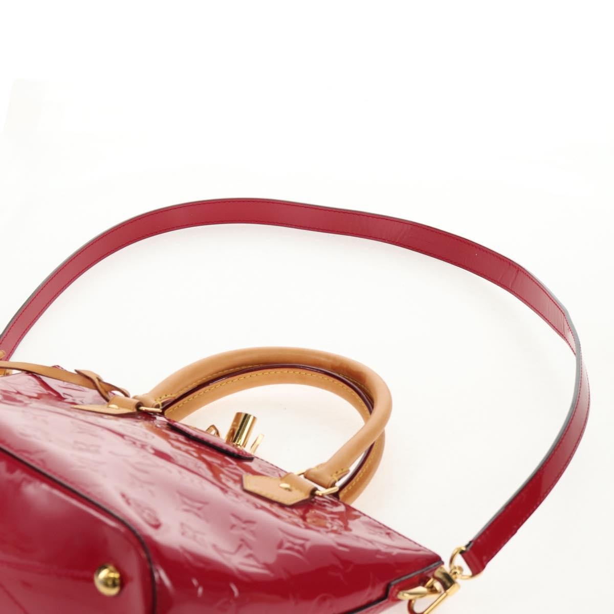 Louis Vuitton Montebello Handbag Monogram Vernis Pink Patent_Leather Handbag