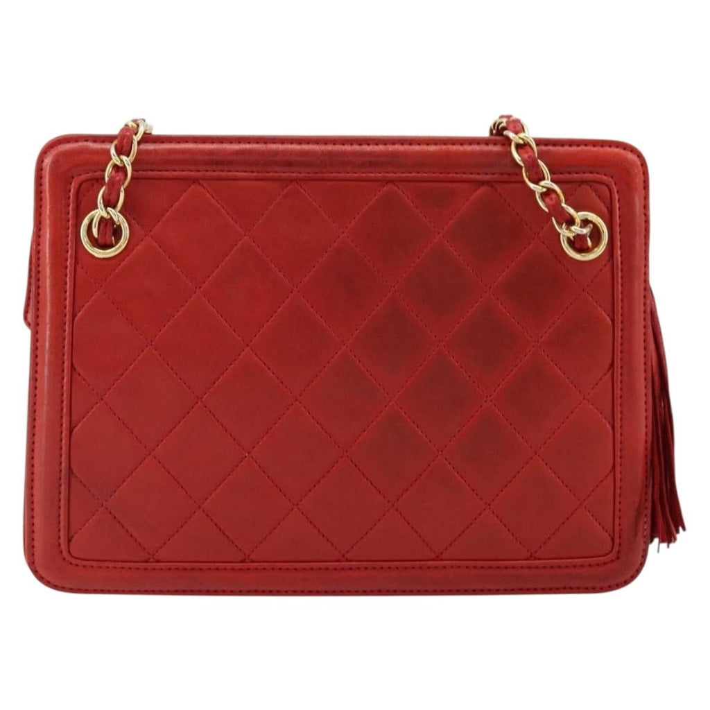 Chanel Chain Clutch Leather Multicolour Leather Handbag
